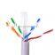 Tanghu Factory Price CAT5E CAT6 CAT6A CAT7 UTP 100% bare copper/CCA 305m/1000ft communication cable 4p