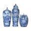 Hot Selling Large Size Blue And White Antique Porcelain Chinese Vases