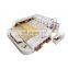 Multifunctional Massage Bedroom Furniture Genuine Leather Bed With Music