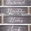 4 Pieces Farmhouse Bathroom Decor Wooden Wall Sign Relax Soak Unwind Breathe Rustic Funny Art Wood Sign