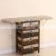 White black Wooden Storage Cabinet With Ironing Board
