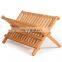 Bamboo Dish Rack With Utensils Holder, Dish Drying Rack With Utensils Flatware Holder