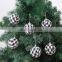 Premium Quality Cloth Unique Hanging Luxury Party Balls Christmas Outdoor Decorations