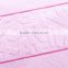 2015 New Products top-selling high quality pink jacquard bamboo fiber terry blanket