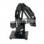 Black 6061 Aluminum Alloy 3pcs 42 Gear Motors + 3-Axis Mechanical Robot Arm 3-DOF Robotic Arm