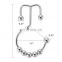 HIgh Quality Stainless Steel Doucle Glide Roller Shower Curtain Hooks Set of 12 Rings