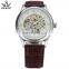 SEWOR T08 Men Automatic Mechanical Movement Wrist Watches Leather Strap Can Custom Logo Business Men Watch