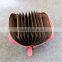 New soft woven leather zippered card holder organ pocket bulk business card holder