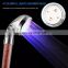 LED Shower Head Filter Showerhead Temperature Control LED Anion Colorful Bathroom Shower Handheld Shower