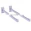 SQUARE HANGING HOOKS 18mm FOR DISPLAY SLOTTED MDF BOARD