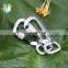 wholesale custom camping sling swivel carabiner hook with screw lock