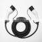 Type 2 To Type 2 Ev Fast Charging Cable 32 Amp Level 2 16A 32A Mode 2 3 Phase 11KW 22KW Portable Ev Charger For Electric Vehicle