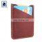 2020 New Arrival Vintage Look Matching Stitching Polyester Lining Material Genuine Leather Clip Wallet for Men