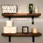Custom Stamped Heavy Duty 90 Angle Corner L Shaped Wall Metal Shelf Brackets