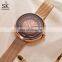 SHENGKE Women Watch Luxury K0132L Autumn Warm Coffee Color Handwatch for Women OL Style Gorgeous Watch