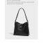 Women's large capacity simple bucket bag fashionable shoulder handbag