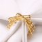 Bulk Selling Unique Metal Napkin Buckle Hoop Irregular Rings Circle Serviette Holder