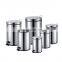 30L large and durable stainless steel foot pedal bin for lobby trash can