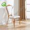 Wholesale dining furniture stainless steel luxurious dining chair wedding chair modern dining chair