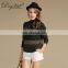 Women's Preppy Style Jacquard Leopard Knitted Cashmere Sweater O-Neck with Autumn Style ODM Supply for Winter Season
