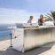 Grade 304/316 stainless steel Waterproof outdoor kitchen with sink