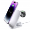 OEM Factory 15W 3 in 1 360 Degree Adjustable Portable Foldable Wireless Charger Fast Charging Station