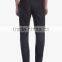 Fashion New Style Black Solid Slim Fit Mens Elasticity Chinos