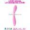 New best selling sexy pink bullet vibrator vibraters with Dual Stimulator heated sex toy for women
