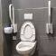 Japanese Style Bathroom Armrest Grab Bar, Elderly Toilet Armrest, Accessible Armrest, Urinal Armrest