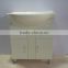 PVC white painted particle board side good price bathroom vanity Cabinet