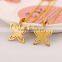 2016 new Stainless steel Rose Gold butterfly shape pendant necklace