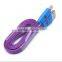Hot Selling Slime V8 Micro Usb Cable with Led Light