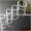 Fire -polished large diameter quartz glass tube