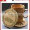 Customsized Waterproofing Cork Coaster Bibulous Wooden Coasters