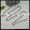 LFD-0021C ~ Wholesale 6MM Rosary Style Chains Jewelry Finding 6MM Black - Evil Beaded Wire Wrapped Beaded Chain