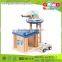 wooden pretend play toys set police station set toys pretend play kids toys set pretend play