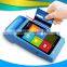 Good design 4 inch screen size android pos terminal with embedded barcode scanner module,card reader,thermal printer------Gc068