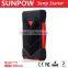 SUNPOW car battery charger 12,000mAh super power bank 12V gasoline and diesel emergency car portable battery jumper