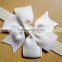 low price eco-friendly material grosgrain satin ribbon bow baby foe elastic headband