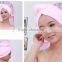 [LJ towel] microfiber hair towel for home and hair salon use /custom beach towel