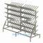 Stainless Steel Mobile Boot Rack 30 for hospital or Clean Room