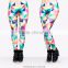 latest abstract printing leggings cheap price embroidery manufacturer of legging