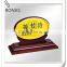 Hotel wooden desktop nameplate, flat nameplates, sign holder