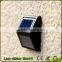 2016 New Product garden solar light decoration LED Solar Wall Light/White Yellow Green Red Colors Solar Garden
