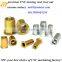custom precision CNC turning hexagonal rivet nuts