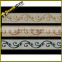 PreMade natural marble Inlay flooring border tiles