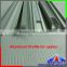 Aluminium profile extrusions for light bars,aluminum angle profile,standard aluminum extrusion profiles