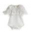 Wholesale Cute Newborn BabyGirls Jumpsuit,Bubble Sleeve Ruffled Lace Collar Bodysuit/Shirt