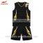 2015 High quality 100% polyester basketball clothes teams uniform