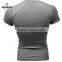 Gym Fitness Custom Solid Color Mens Seamless Fitness Shirt
